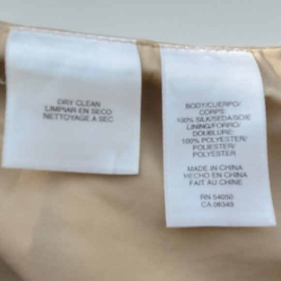 Silk Champagne Skirt - Picture 3 of 3